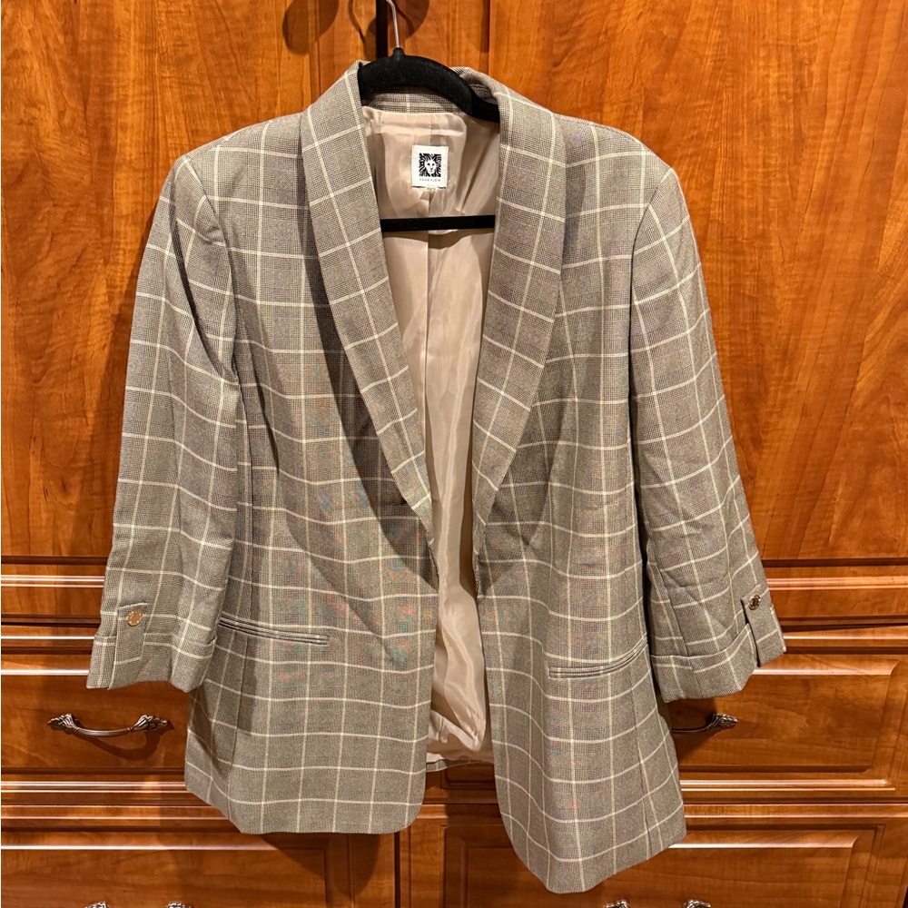Anne Klein 3/4 sleeve blazer